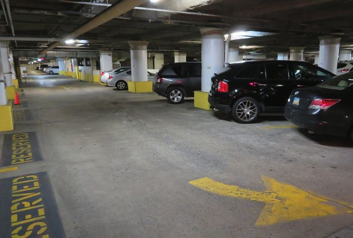 Structural Engineer | Garage Restoration | Wanamaker Garage | Philadelphia, PA | Wide shot of parked cars | O’Donnell & Naccarato