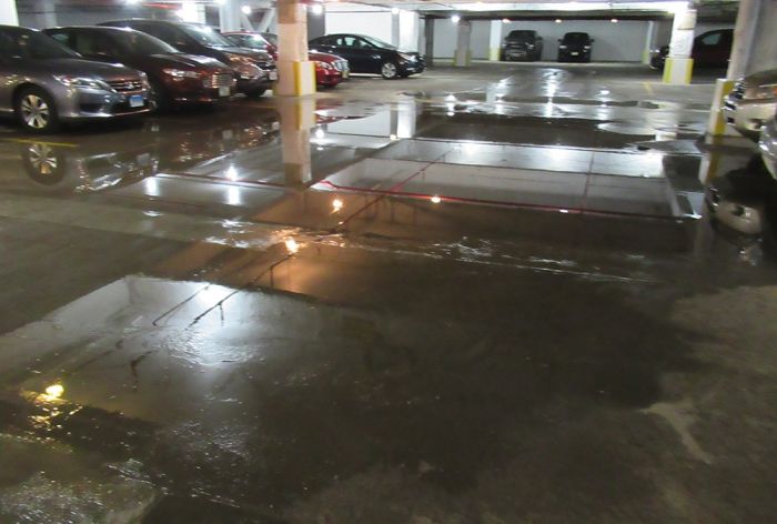 Structural Engineer | Garage Restoration | Sheraton Garage | Philadelphia, PA | Wide shot of garage floor | O’Donnell & Naccarato