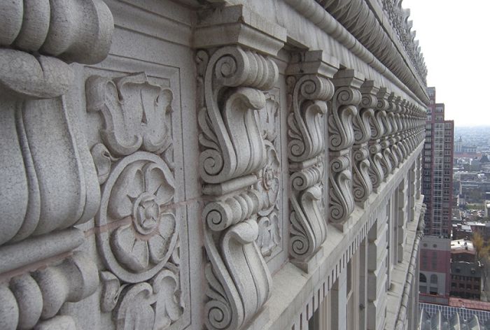 Structural Engineer | Facade Restoration | Atlantic Building | Philadelphia , PA | Facade close-up | O’Donnell & Naccarato