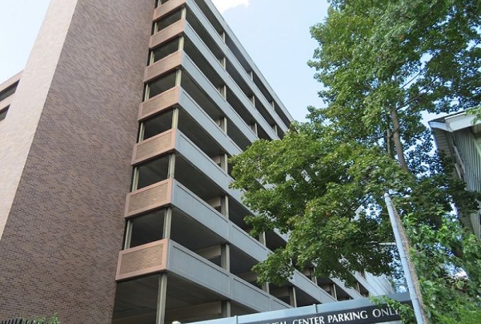 Structural Engineer | Garage Restoration | Newark Beth Israel Garage | Newark, NJ | Vertical shot of garage | O’Donnell & Naccarato