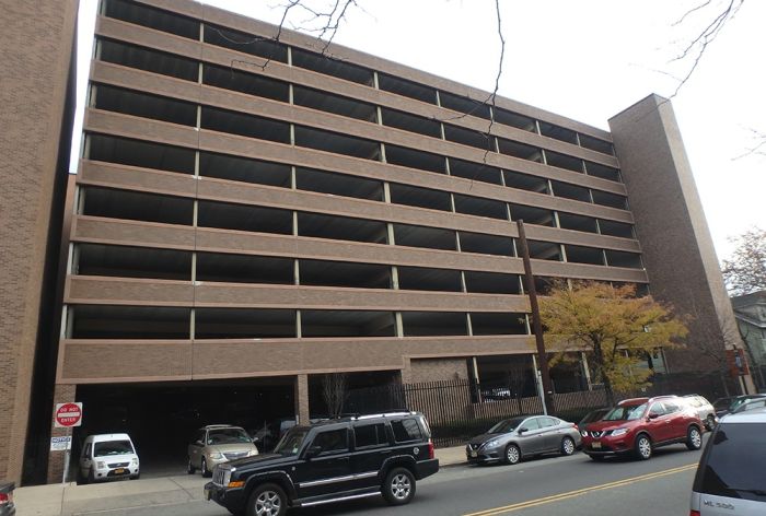 Structural Engineer | Garage Restoration | Newark Beth Israel Garage | Newark, NJ | Side view, vertical shot of garage | O’Donnell & Naccarato